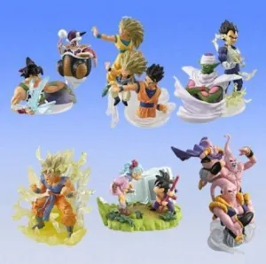 DRAGON BALL Z GASHAPON IMAGINATION SERIE 10 (6 MODELOS)                    
