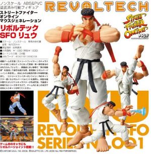 STREET FIGHTER ON LINE RYU REVOLTECH ACTION FIG                            