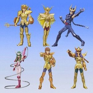 CABALLEROS DEL ZODIACO SAINT SEIYA GASHAPON HG PART 2 (6 MODELOS)          