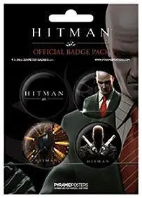 CHAPAS PACK DE 4 - HITMAN                                                  