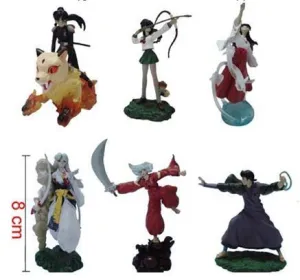 INUYASHA FIGURA 8CM PVC (6 MODELOS)                                        