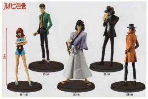 LUPPIN THE THIRD KUMITAKESHIKI STYLISH FIGURE 1ST TV VERSION (5 MODELOS)   