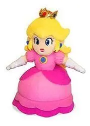 SUPER MARIO PARTY PELUCHE PRINCESA PEACH 18CM                              