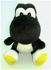 SUPER MARIO PARTY PELUCHE YOSHI NEGRO 16CM                                 