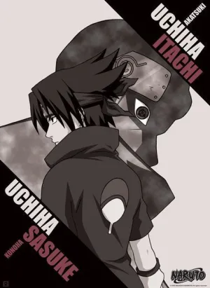 POSTER NARUTO SASUKE VS ITACHI                                             