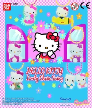 SALDO - HELLO KITTY LLAVERO LOVELYCHAIN SWING (6 MODELOS)                          