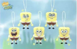 BOB ESPONJA COLGANTE MOVIL PELUCHE 6CM (5 MODELOS)                         