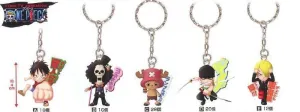 ONE PIECE LLAVERO PLATE TUKE FIGURE 8CM (5 MODELOS)                        