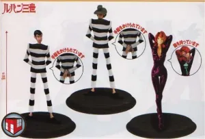 LUPIN THE 3RD FIG 25CM DX KUMITAKE SHIKI THE PRISION BREAKERS (3 MODELOS)  
