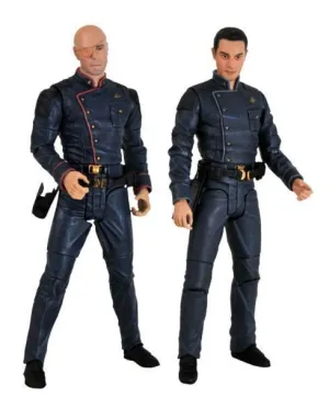 BATTLESTAR GALACTICA ACTION FIGURE 2 PACK - TIGH AND GAETA                 