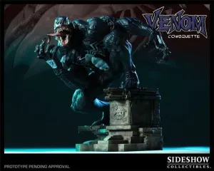 VENOM COMIQUETTE ESTATUA RESINA 33CM                                       