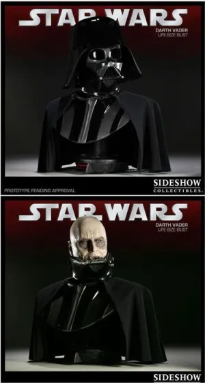 STAR WARS DARTH VADER BUSTO RESINA Y METAL 71CM ESC. 1:1                   
