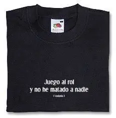CAMISETA RF JUEGO AL ROL M-NEGRA                                           