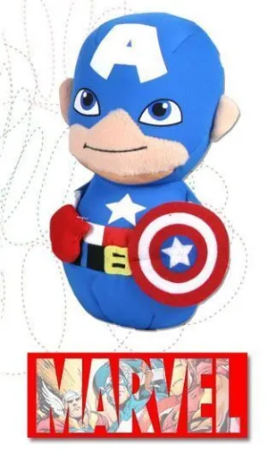 MARVEL PELUCHE BOLO CAPITAN AMERICA 20CM                                   