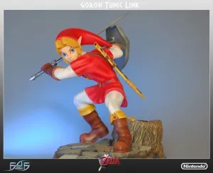 THE LEGEND OF ZELDA LINK OCARINA OF TIME TUNICA ROJA ESTATUA RESINA 18 CM  