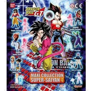 DRAGON BALL GT MAXI COLLECTION SUPER SAIYAN 4 (16 MODELOS)                 