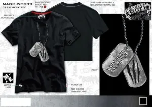 LOBEZNO CAMISETA NEGRA DOG TAGS XXL                                        
