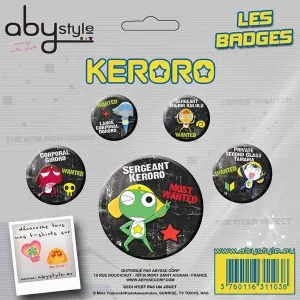 KERORO CHAPAS PACK DE 4 KERORO Y AMIGOS #1                                 