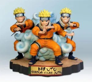 NARUTO ESTATUA NARUTO SHADOW CJONE JUTSU                                   