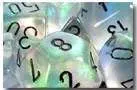 DADO PACK DE 10D10 BOREALIS CLEAR / BLACK