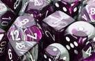 *DADO PACK DE 10D10 GEMINI PURPLE STEEL / WHITE