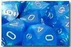 DADO PACK DE 10D10 VELVET BRIGHT BLUE / SILVER