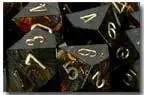 DADO PACK DE 10D10 SCARAB BLUE BLOOD / GOLD