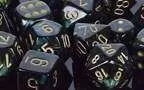 DADO PACK DE 10D10 SCARAB JADE / GOLD