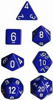 DADO PACK DE 10D10 OPAQUE BLUE / WHITE