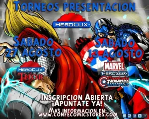 *TORNEO HEROCLIX CAPITAN AMERICA 13/08/11 17:00H                           