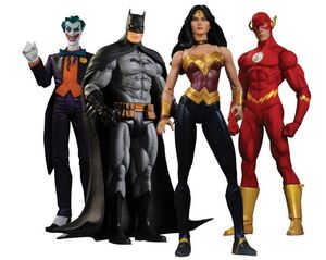 DC JUSTICE LEAGUE HEROES & FOES SERIE 1 FIG 17CM - BATMAN                  