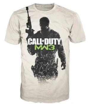 CALL OF DUTY MODERN WARFARE 3 CAMISETA GUNNER BLANCO S                     