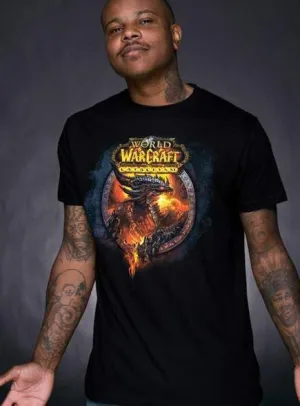 WORLD OF WARCRAFT CAMISETA CHICO DEATHWING RUNE M                          
