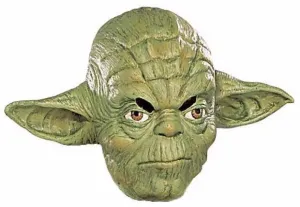 STAR WARS 3/4 MASCARA DE VINILO YODA                                       
