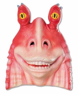 STAR WARS MASCARA PVC JAR JAR BINKS                                        