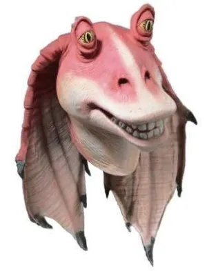 STAR WARS MASCARA LATEX JAR JAR BINKS                                      