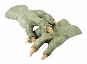 STAR WARS REVENGE OF THE SITH MANOS DE LATEX YODA                          