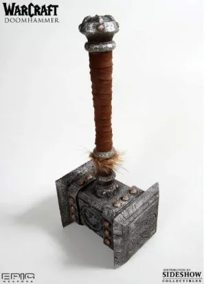 WORLD OF WARCRAFT REPLICA LARP ESC. 1/1 DOOMHAMMER 56CM WORLD OF WARCRAFT REPLICA LARP ESC. 1/1 DOOMHAMMER 56CM
