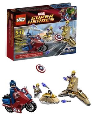 LEGO SUPER HEROES MARVEL - MOTO DEL CAPITAN AMERICA                        