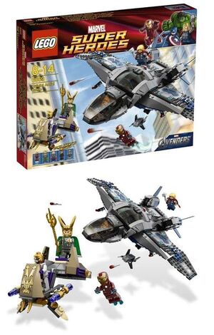 LEGO SUPER HEROES MARVEL - COMBATE AEREO EN EL QUINJET                     