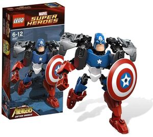 LEGO SUPER HEROES MARVEL - CAPITAN AMERICA FIG 20CM                        
