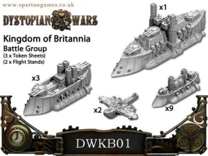DYSTOPIAN WARS: KINGDOM OF BRITANNIA NAVAL GROUP                           