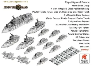 DYSTOPIAN WARS: REPUBLIQUE OF FRANCE NAVAL GROUP                           