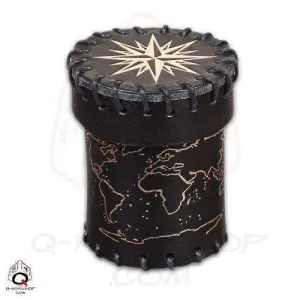 CUBILETE DADOS Q-WORKSHOP NEGRO OLD SEA DOG
