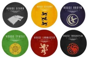 POSAVASOS JUEGO DE TRONOS I (6 UNIDADES)                                   