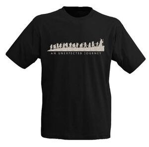 EL HOBBIT CAMISETA UNEXPECTED JOURNEY M                                    