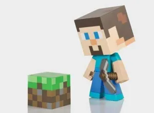 MINECRAFT FIGURA VINILO STEVE 15CM                                         