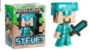 *MINECRAFT FIG 15CM VINILO DIAMOND STEVE                                   
