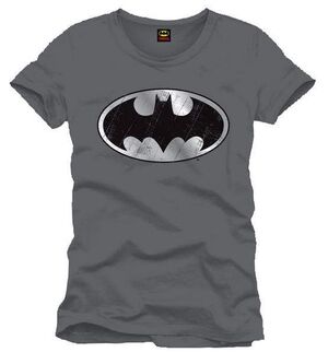 BATMAN CAMISETA LOGO ANTRACITA L                                           