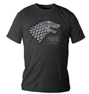 JUEGO DE TRONOS CAMISETA STARK WINTER IS COMING S                          